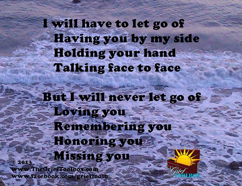 Never let go loving you - A poem