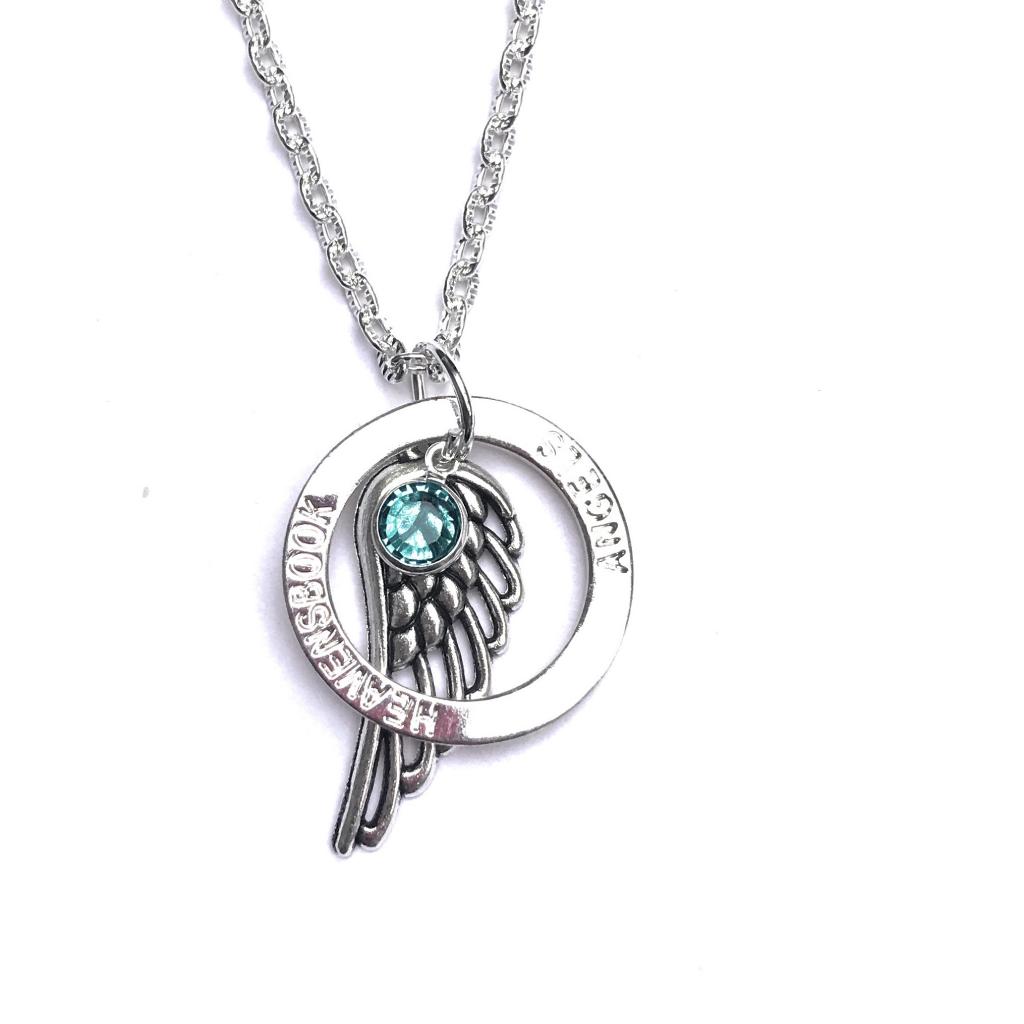 Angel Wing Halo Necklace | The Grief Toolbox