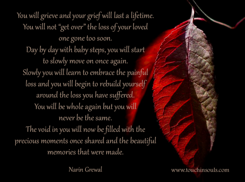 You will grieve and ...