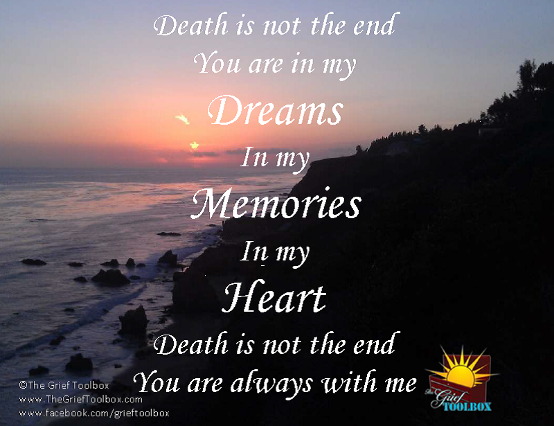 Death is not the end - Poem | The Grief Toolbox