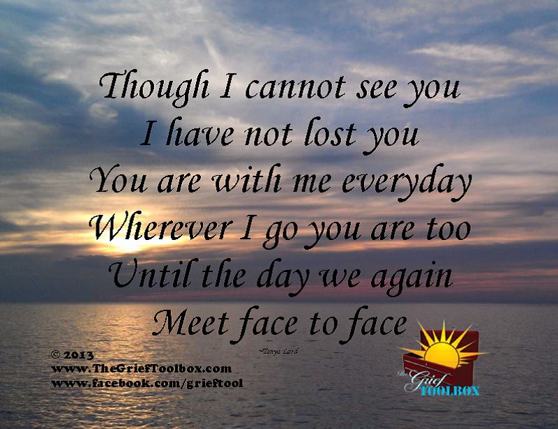 Wherever I go you are too - A Poem | The Grief Toolbox