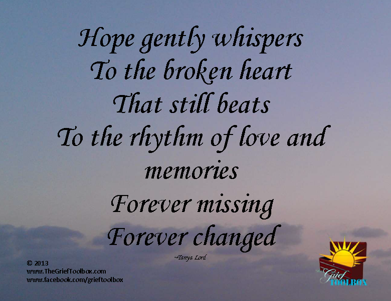 Hope Gently Whispers - A Poem | The Grief Toolbox