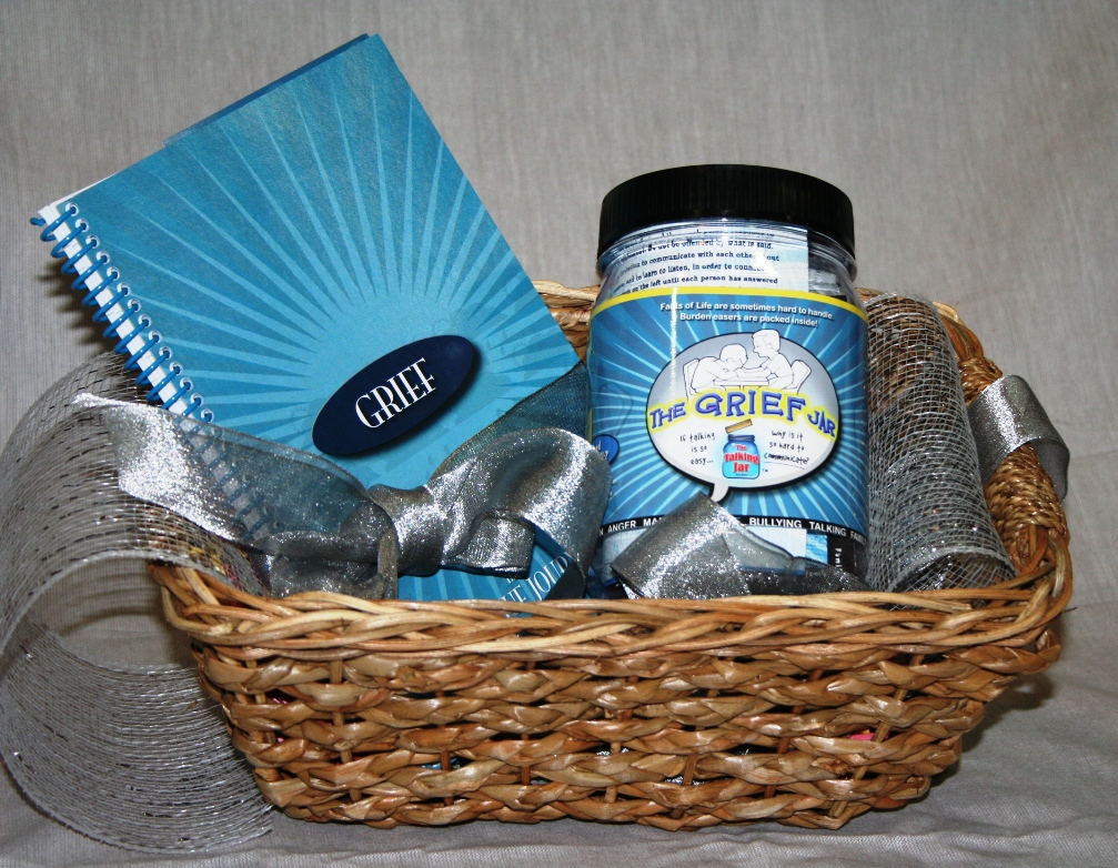 Grief Jar with Conversation Cards and a "Share" Journal.