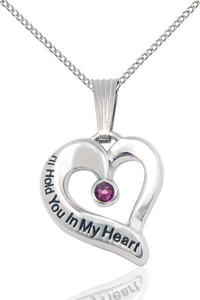 I'll Hold You In My Heart Pewter February