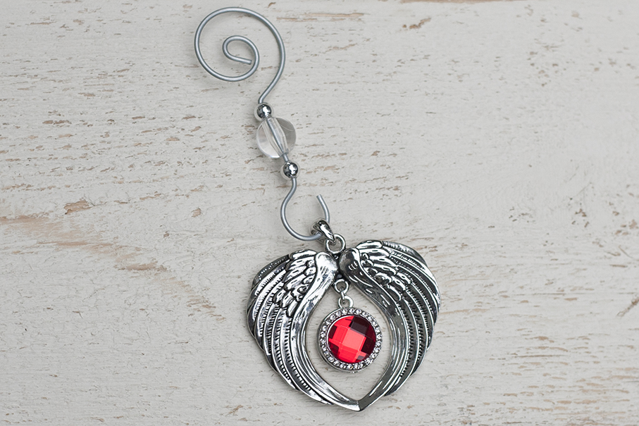 Angel Wings Birthstone Ornament Angel Wings Birthstone Ornament