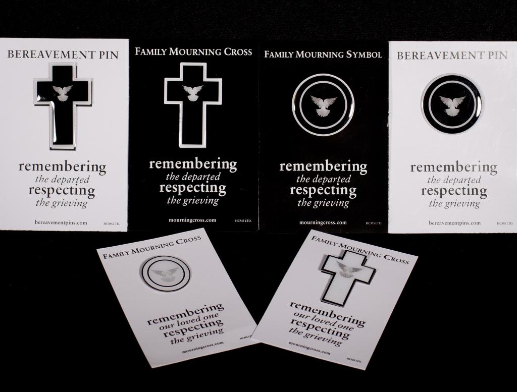 Mourning Cross and Non-denominational Bereavement Pins