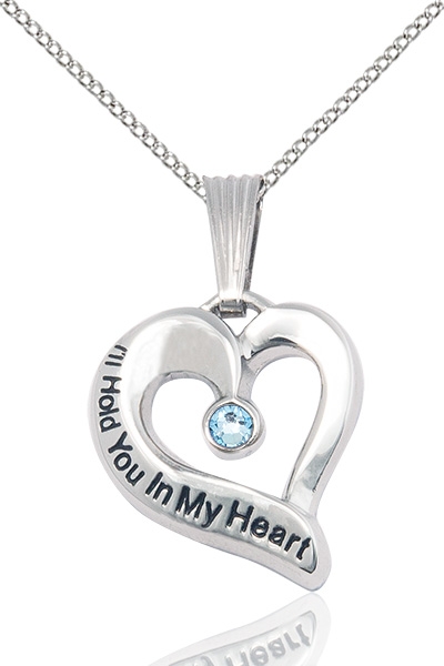 I'll Hold You In My Heart Sterling Silver March