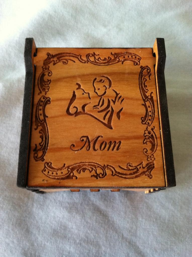 Remember My Mom/Wife Memory Trinket Memory Box with Heart Sparks