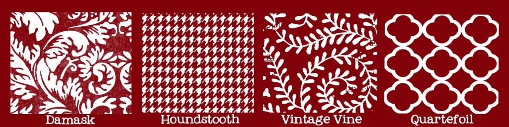 Patterns - Red