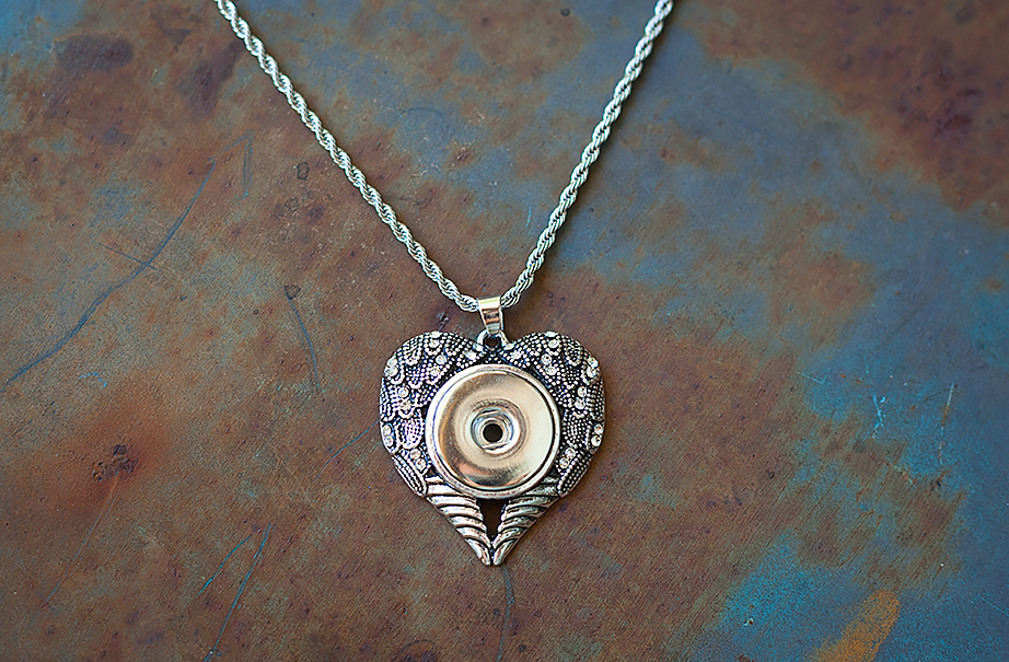 Angel Wings Heart Necklace Angel Wings Heart Necklace
