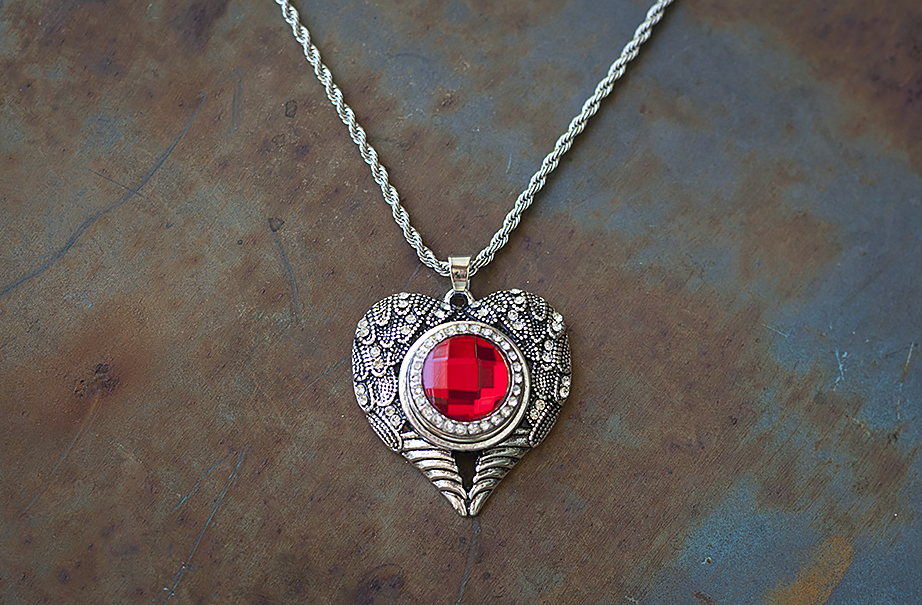 Angel Wings Heart Necklace Angel Wings Heart Necklace