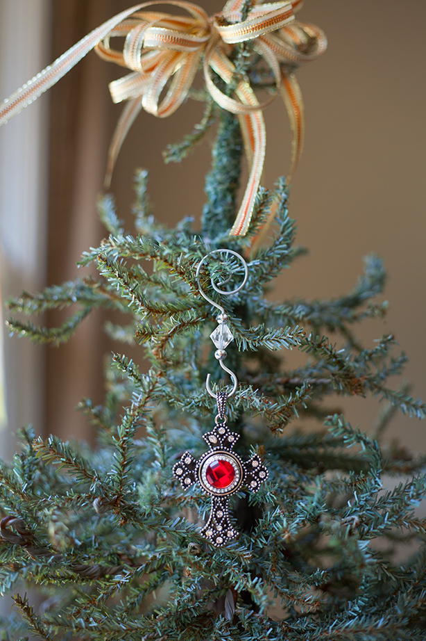 Cross Birthstone Ornament