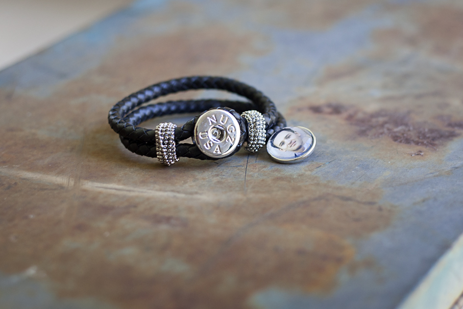 Woven Leather Bracelet - Black Woven Leather Bracelet - Black
