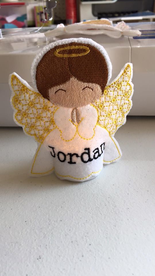 Girl Angel Tealight cover