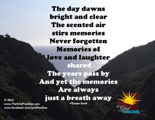 Memories always just a breath away A Poem