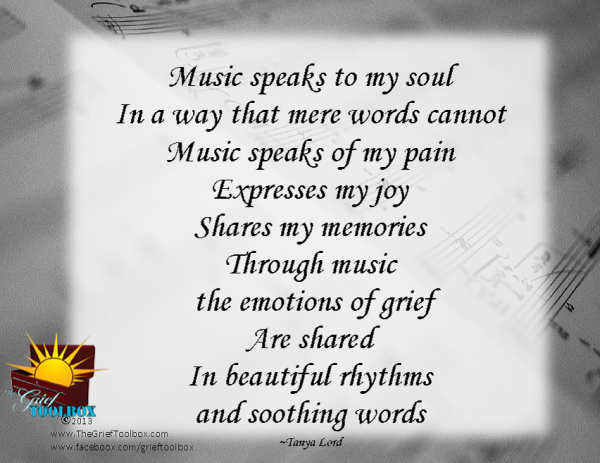 Music a gateway to the emotions of grief