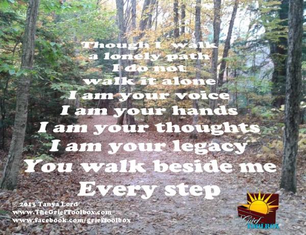 You walk beside me every step - A Poem