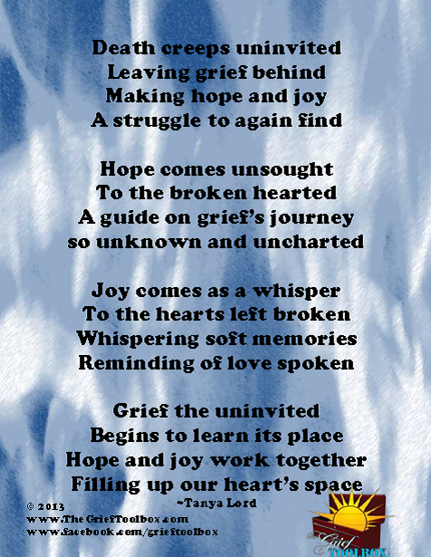 Grief Hope and Joy - A Poem
