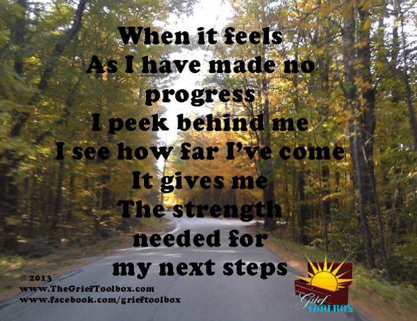 The strength needed for my next step - A Poem