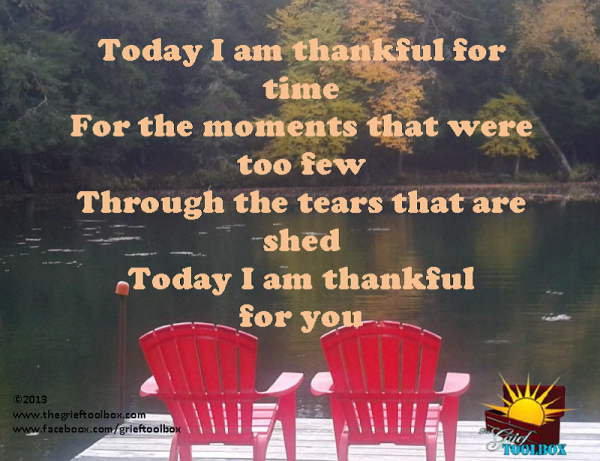 Today I am Thankful for you - A Poem