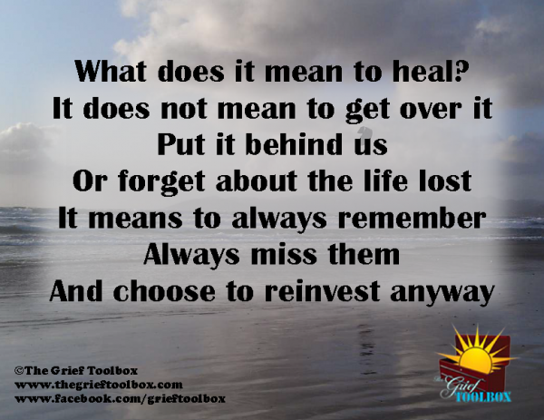 What does it mean to heal