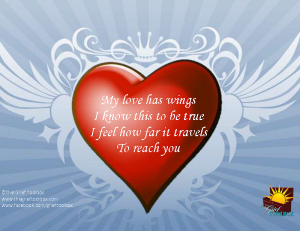 My love has wings