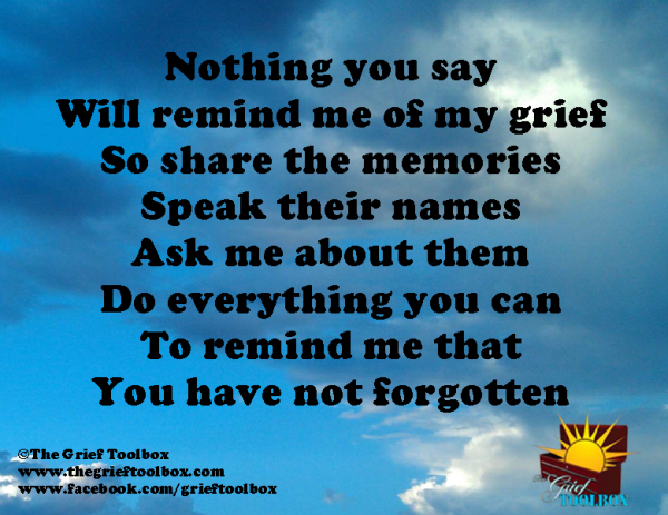 Remind me that you have not forgotten