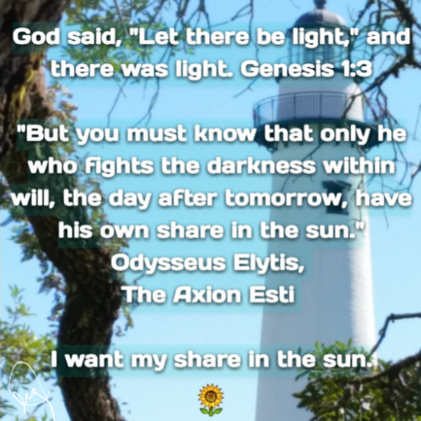 Fight the Darkness, Step into the Sun