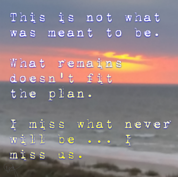 Not What Was Meant to Be