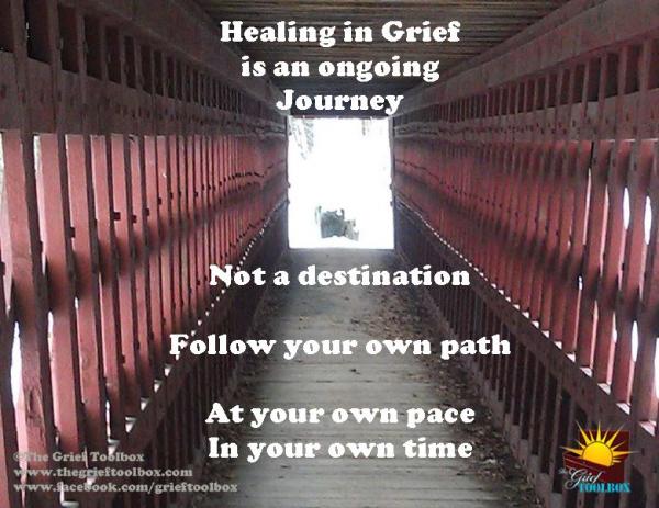 Healing in grief is an ongoing journey