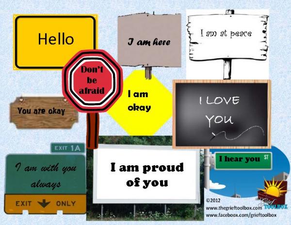 Are there signs in grief?