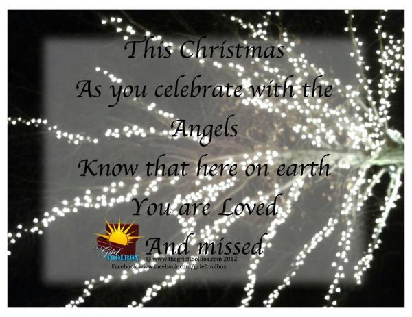 This Christmas as you celebrate with the angels
