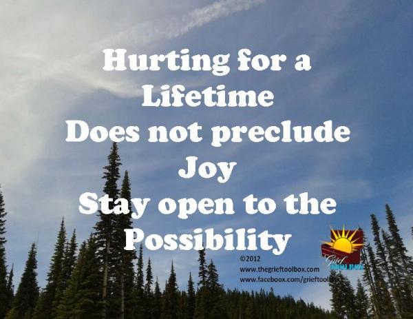 Stay open to joy