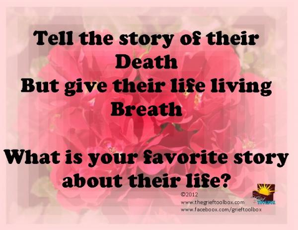 Tell their life Story