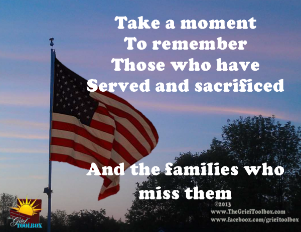 Remember those who have served and sacrificed