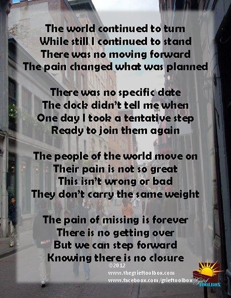 Grief is a life long journey