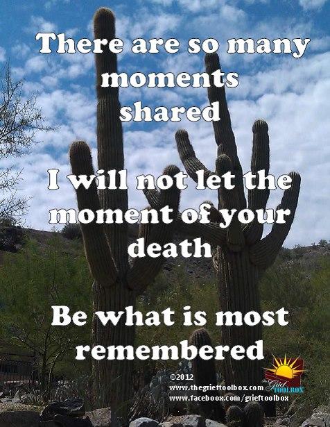 Let their life, not their death be what is remembered most