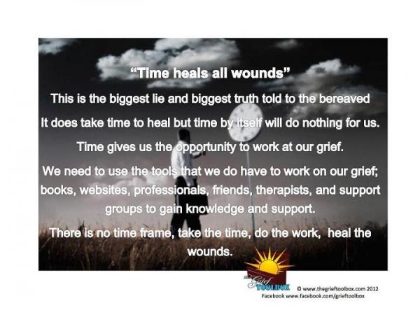 Time heals all wounds?