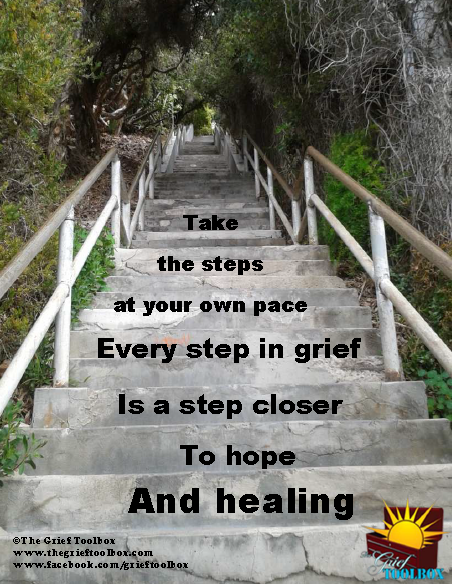 Take the steps in grief at your own pace
