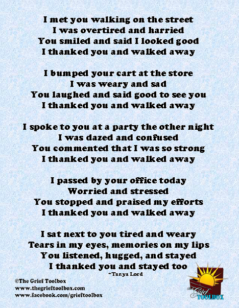 Cherish the ones that truly care a poem