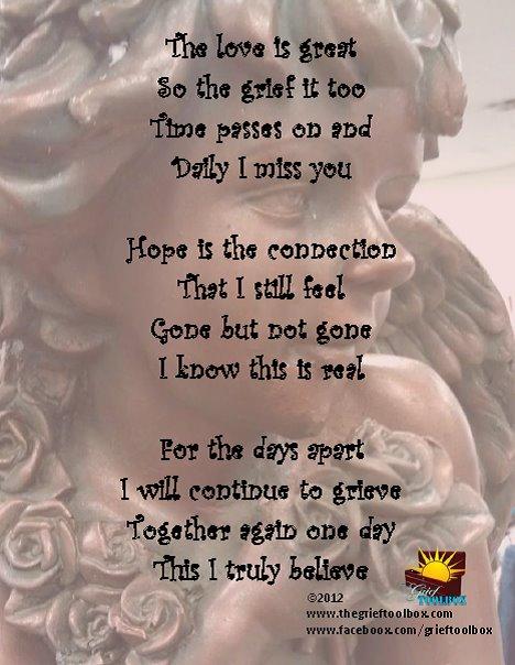 In grief our connection remains it is important to honor that