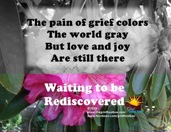 There is joy to be found in grief