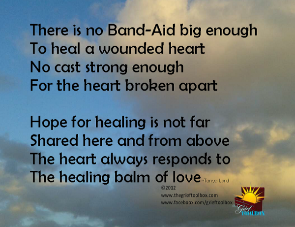 The heart always responds to the healing balm of love