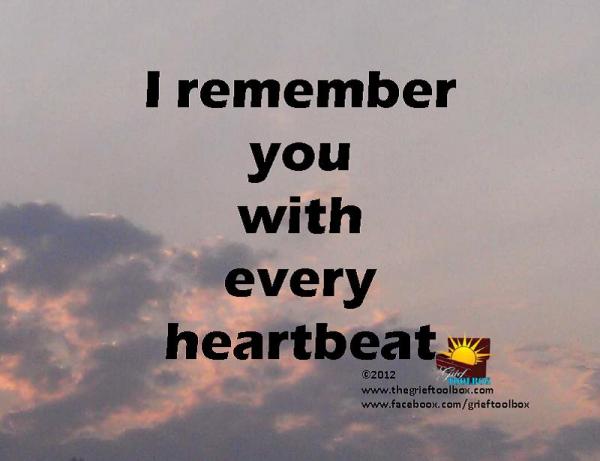 Who are you remembering in your grief