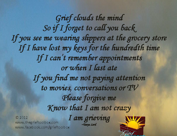 Grief Clouds the Mind A Poem