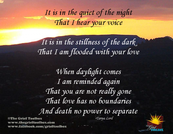 In the quiet of the night