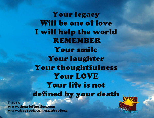 Your Legacy will be one of Love A Poem