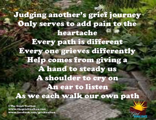 Do not judge an-others grief journey