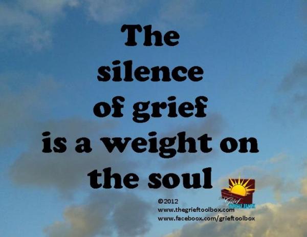 The silence of grief