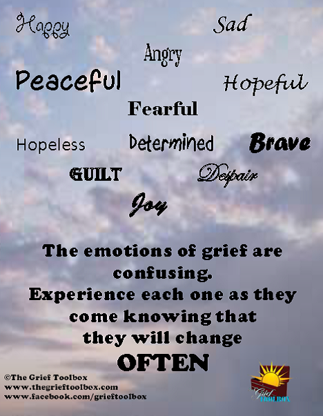 Grief is more than one emotion